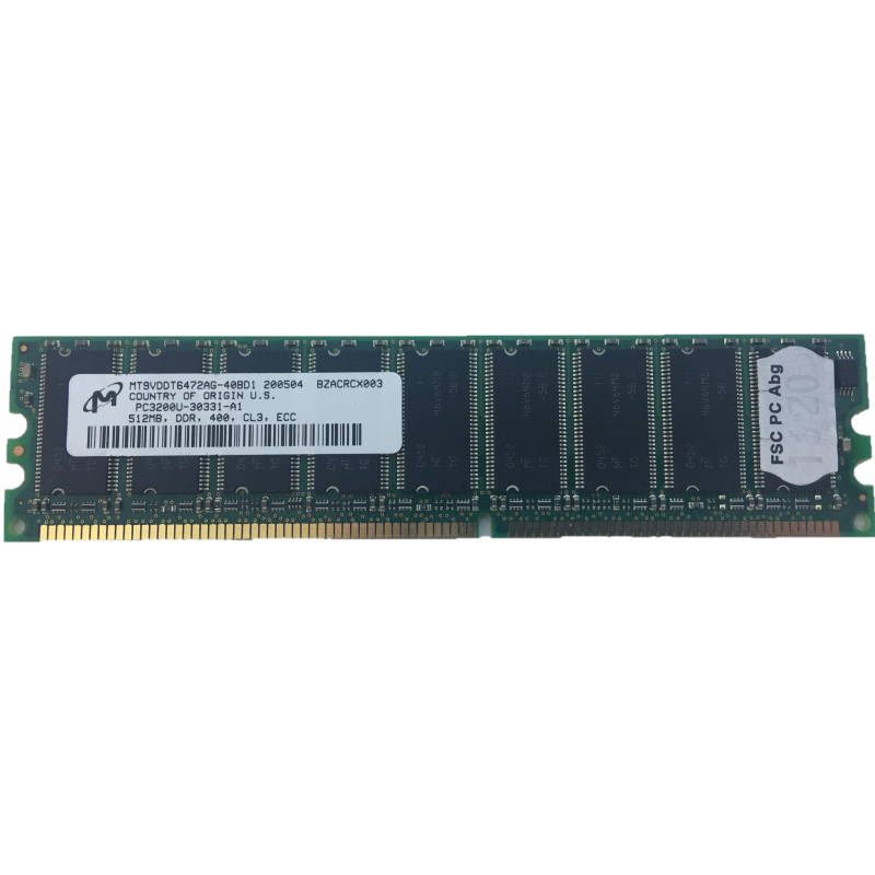 PRIMERGY 512MB PC3200 ECC MEMORY OPTION KIT
